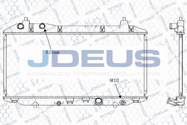 013M28 JDEUS Радиатор, охлаждение двигателя