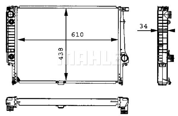 WG2183474 WILMINK GROUP Радиатор, охлаждение двигателя