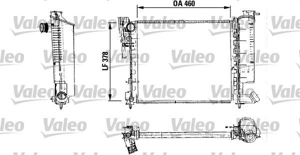 816715 VALEO Радиатор, охлаждение двигателя