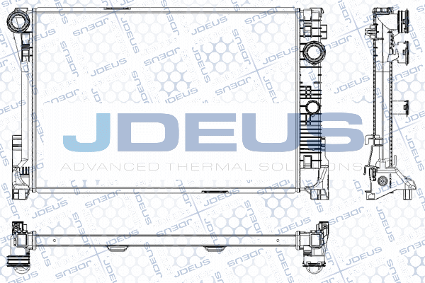 RA0170820 JDEUS Радиатор, охлаждение двигателя