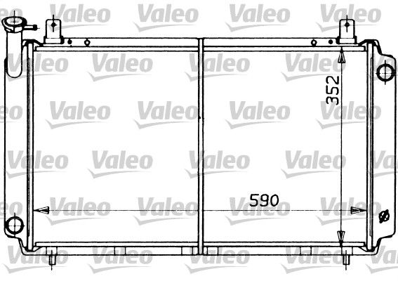 730407 VALEO Радиатор, охлаждение двигателя