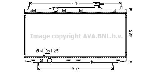 HD2308 PRASCO Радиатор, охлаждение двигателя