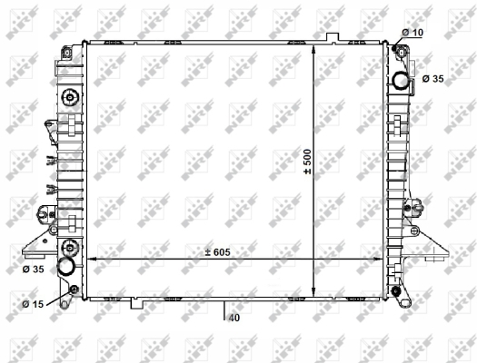 WG1723413 WILMINK GROUP Радиатор, охлаждение двигателя