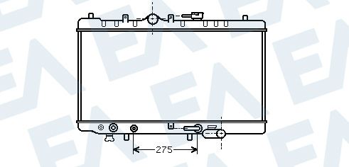 31R52134 EACLIMA Радиатор, охлаждение двигателя