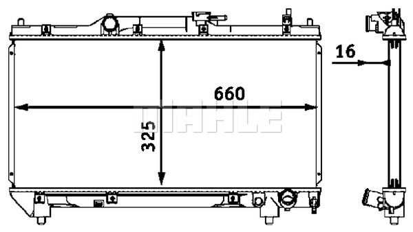 WG2183734 WILMINK GROUP Радиатор, охлаждение двигателя