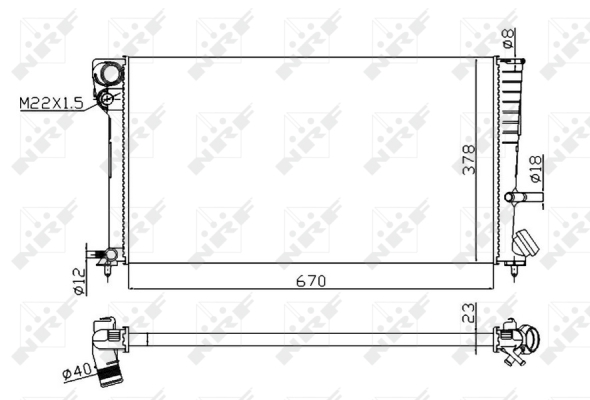 WG1723135 WILMINK GROUP Радиатор, охлаждение двигателя