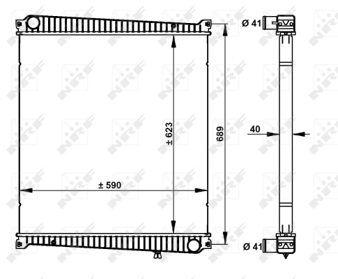 WG2162265 WILMINK GROUP Радиатор, охлаждение двигателя