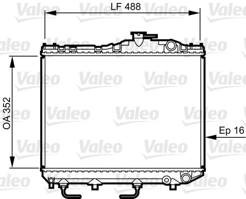 730465 VALEO Радиатор, охлаждение двигателя