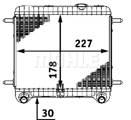 WG2183740 WILMINK GROUP Радиатор, охлаждение двигателя