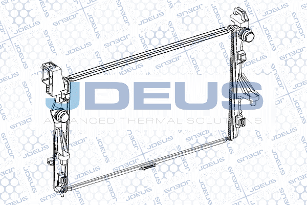 RA0171110 JDEUS Радиатор, охлаждение двигателя
