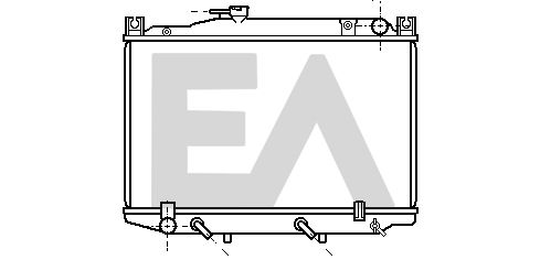 31R71016 EACLIMA Радиатор, охлаждение двигателя