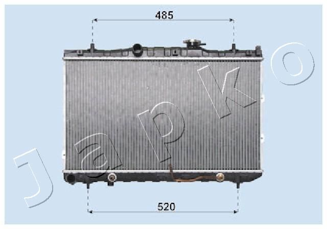 RDA333031 JAPKO Радиатор, охлаждение двигателя