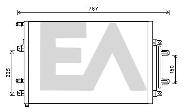 31R02011 EACLIMA Радиатор, охлаждение двигателя