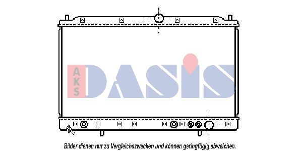 140380N AKS DASIS Радиатор, охлаждение двигателя