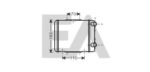 31R02002 EACLIMA Радиатор, охлаждение двигателя