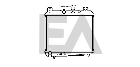 31R68012 EACLIMA Радиатор, охлаждение двигателя