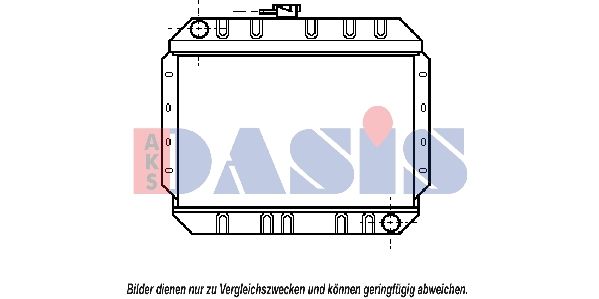 250140N AKS DASIS Радиатор, охлаждение двигателя