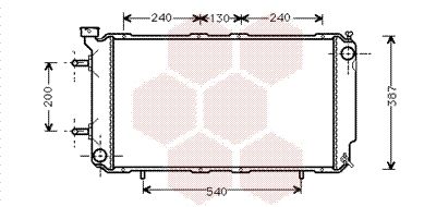 51002035 VAN WEZEL Радиатор, охлаждение двигателя