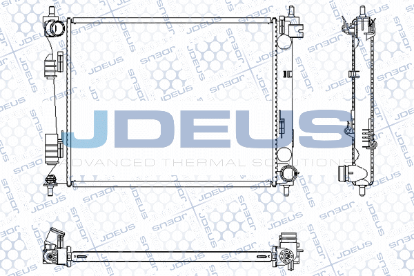 M0540680 JDEUS Радиатор, охлаждение двигателя