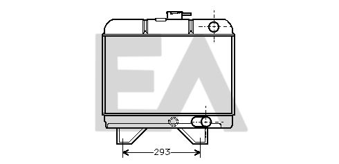 31R55006 EACLIMA Радиатор, охлаждение двигателя