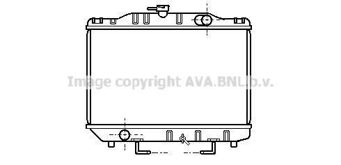 TO2050 AVA QUALITY COOLING Радиатор, охлаждение двигателя