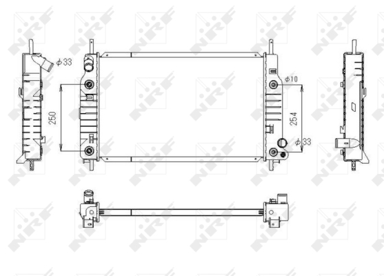 WG1722568 WILMINK GROUP Радиатор, охлаждение двигателя