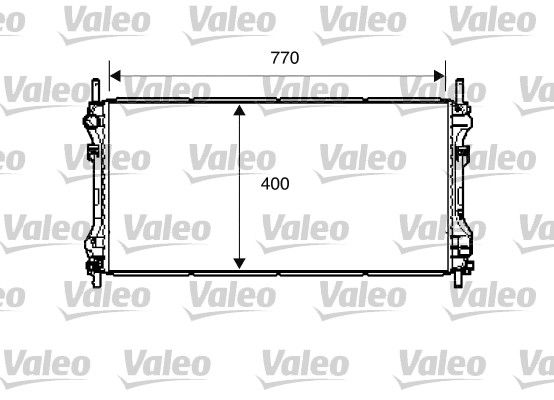 734291 VALEO Радиатор, охлаждение двигателя