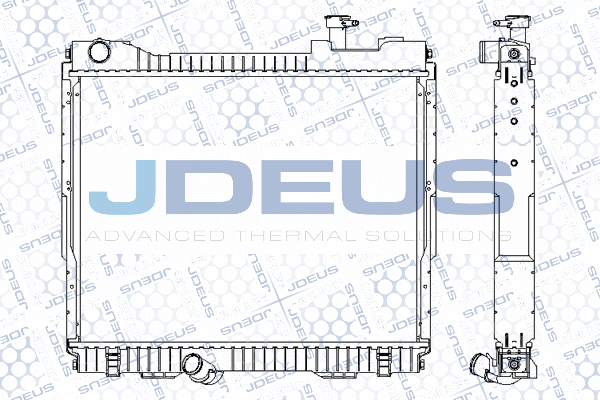 M0190400 JDEUS Радиатор, охлаждение двигателя