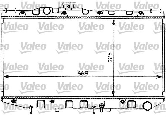 731097 VALEO Радиатор, охлаждение двигателя