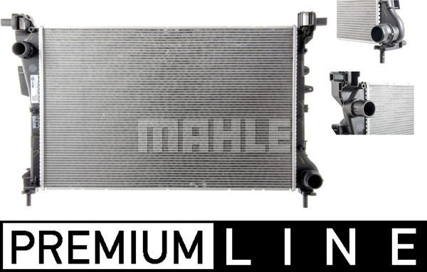 CR1661000P MAHLE Радиатор, охлаждение двигателя