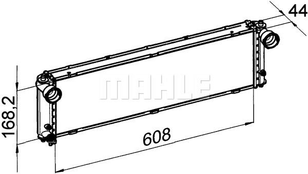 CR1394000P MAHLE Радиатор, охлаждение двигателя