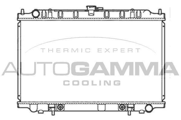 103503 AUTOGAMMA Радиатор, охлаждение двигателя