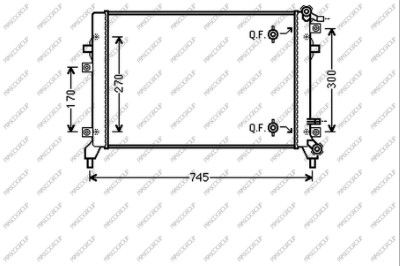 VG809R007 PRASCO Радиатор, охлаждение двигателя