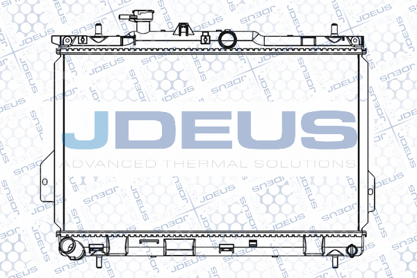 M0540620 JDEUS Радиатор, охлаждение двигателя