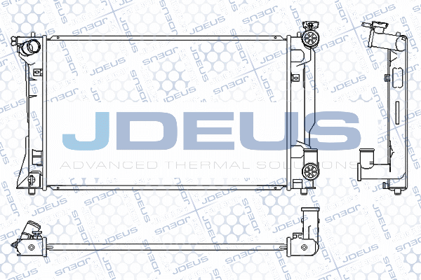 M0280970 JDEUS Радиатор, охлаждение двигателя