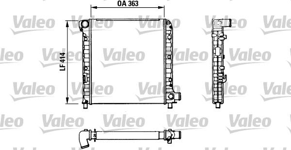 811383 VALEO Радиатор, охлаждение двигателя