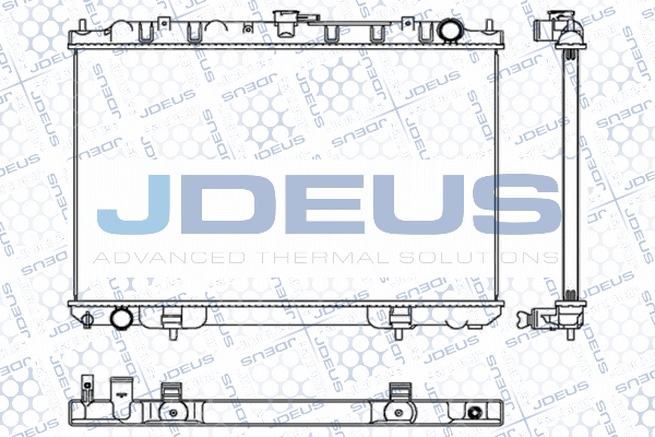 M0190830 JDEUS Радиатор, охлаждение двигателя