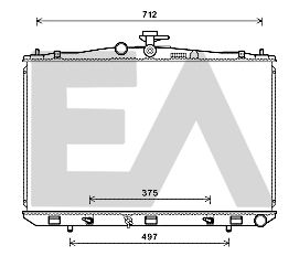 31R71272 EACLIMA Радиатор, охлаждение двигателя