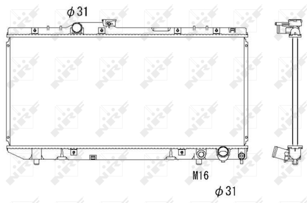 WG1723222 WILMINK GROUP Радиатор, охлаждение двигателя