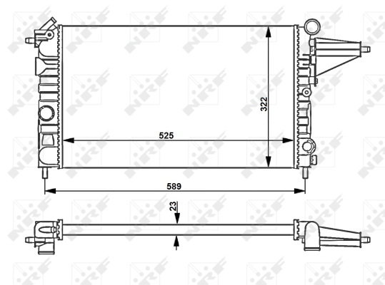 WG1723517 WILMINK GROUP Радиатор, охлаждение двигателя