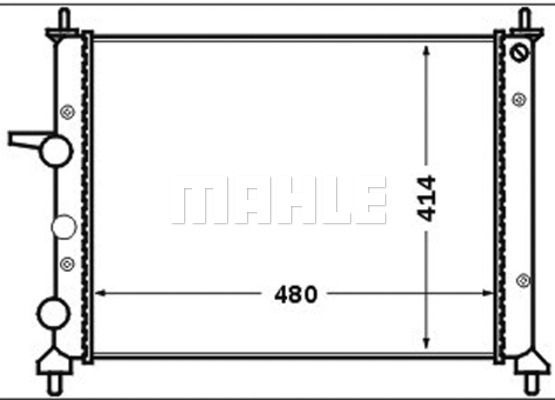 CR1442000S MAHLE Радиатор, охлаждение двигателя