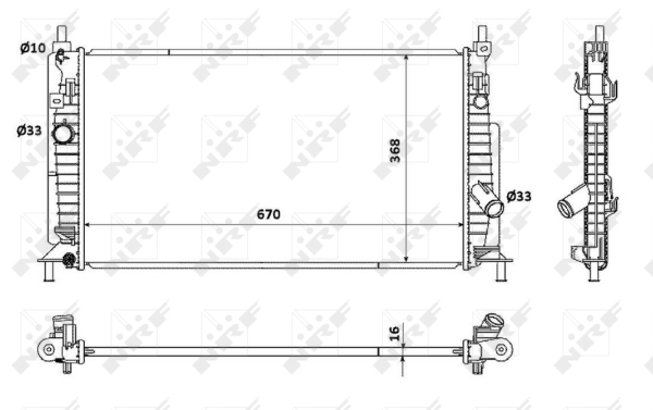 WG1722705 WILMINK GROUP Радиатор, охлаждение двигателя