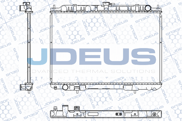 M0190840 JDEUS Радиатор, охлаждение двигателя