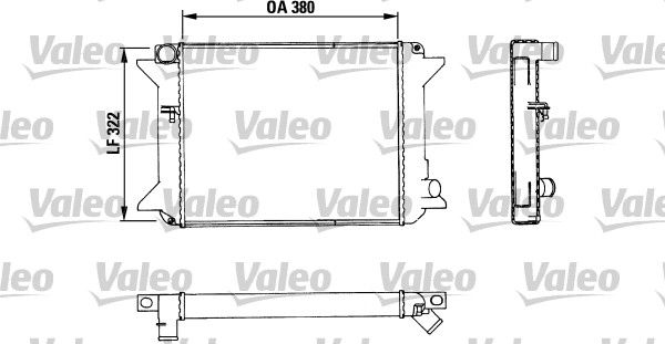 883464 VALEO Радиатор, охлаждение двигателя