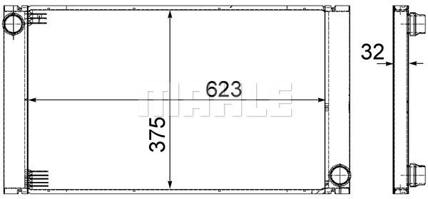 WG2193109 WILMINK GROUP Радиатор, охлаждение двигателя