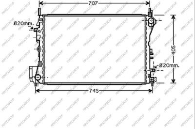 OP056R011 PRASCO Радиатор, охлаждение двигателя
