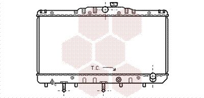 53002080 VAN WEZEL Радиатор, охлаждение двигателя