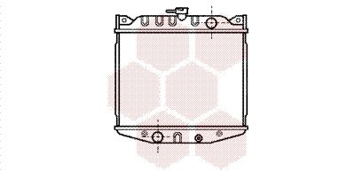 52002004 VAN WEZEL Радиатор, охлаждение двигателя