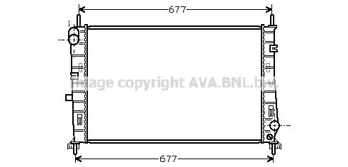 FDA2165 PRASCO Радиатор, охлаждение двигателя