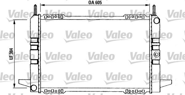 730146 VALEO Радиатор, охлаждение двигателя